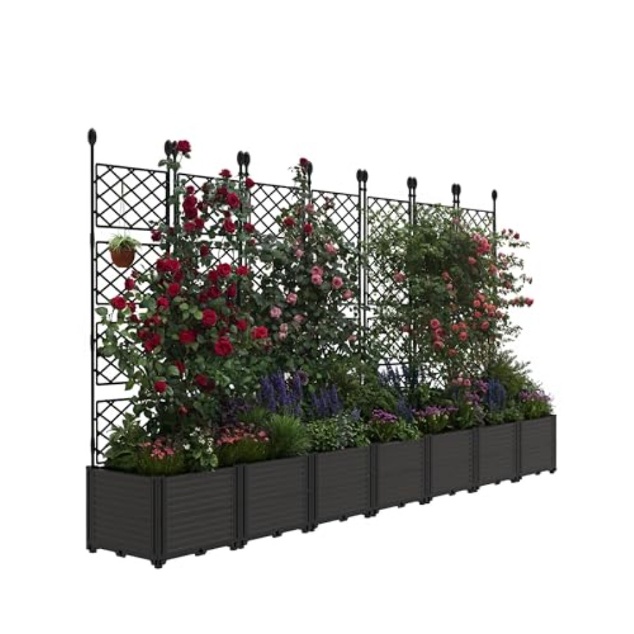 Planter Raised Metal - 7PCS Modular Raised Garden Bed Planter