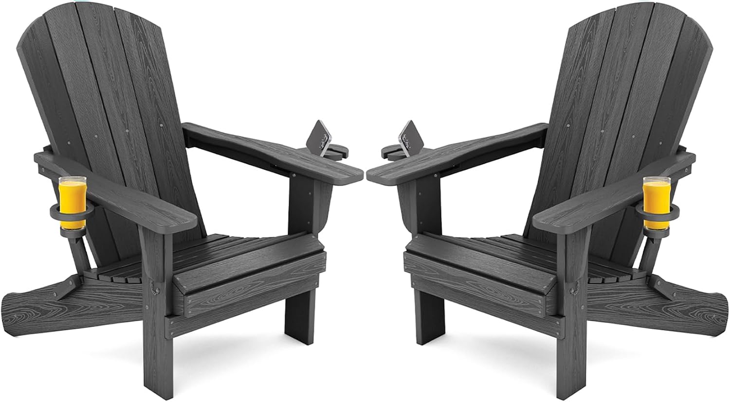 Outdoor Furniture Fire Pit Set - Outdoor Folding Chairs Set Of Two,