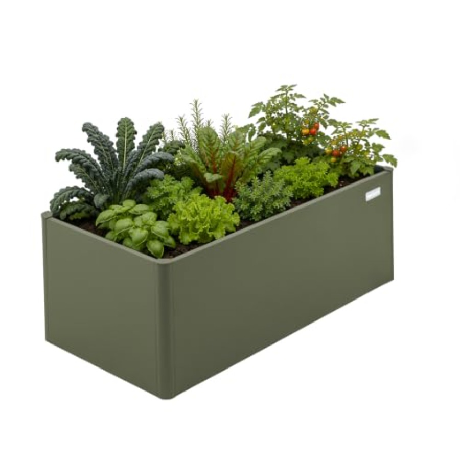 Planter Raised Metal - Modern Raised Garden Bed, 17