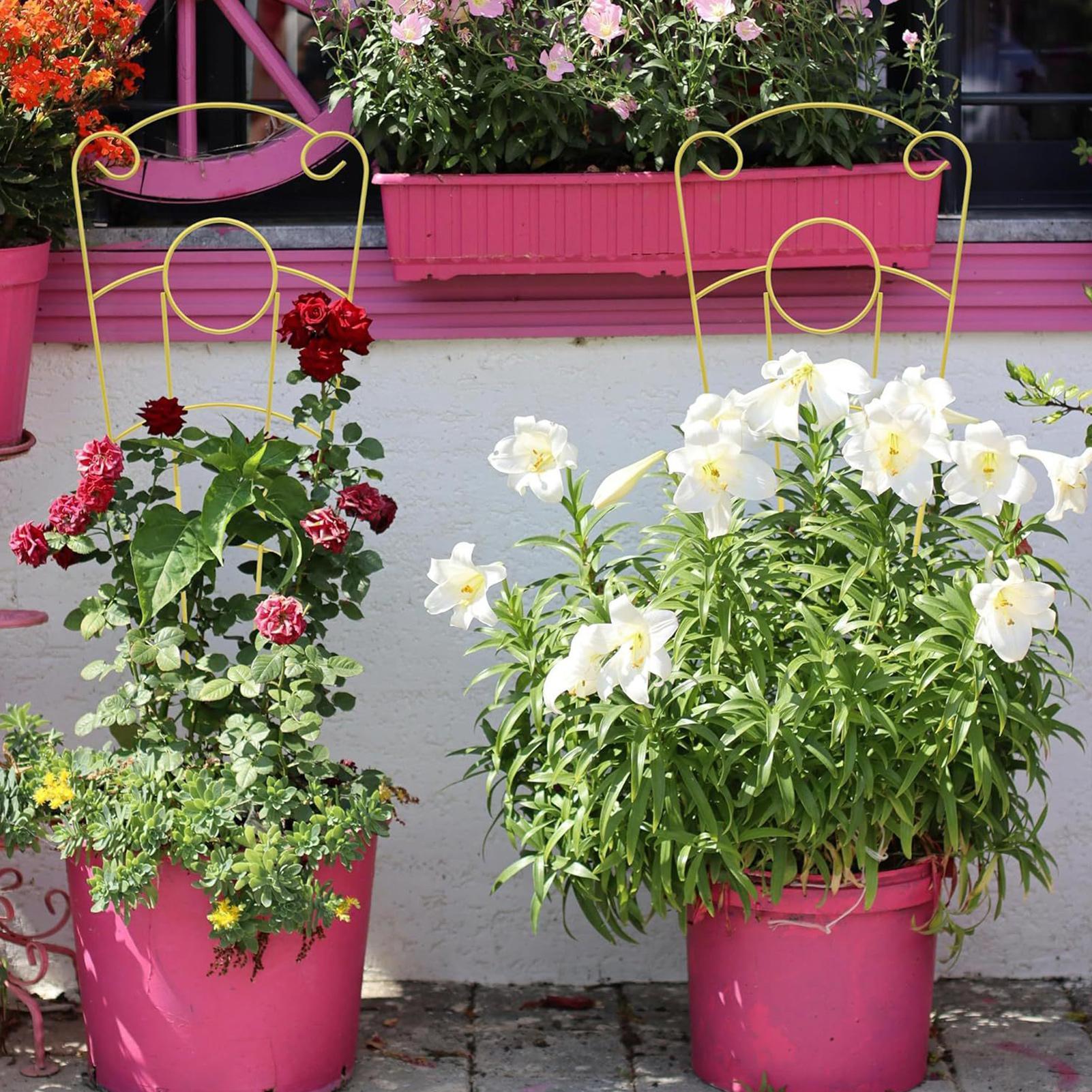 Planter Raised Metal - Plant Trellis 73cm Metal Rustproof Garden