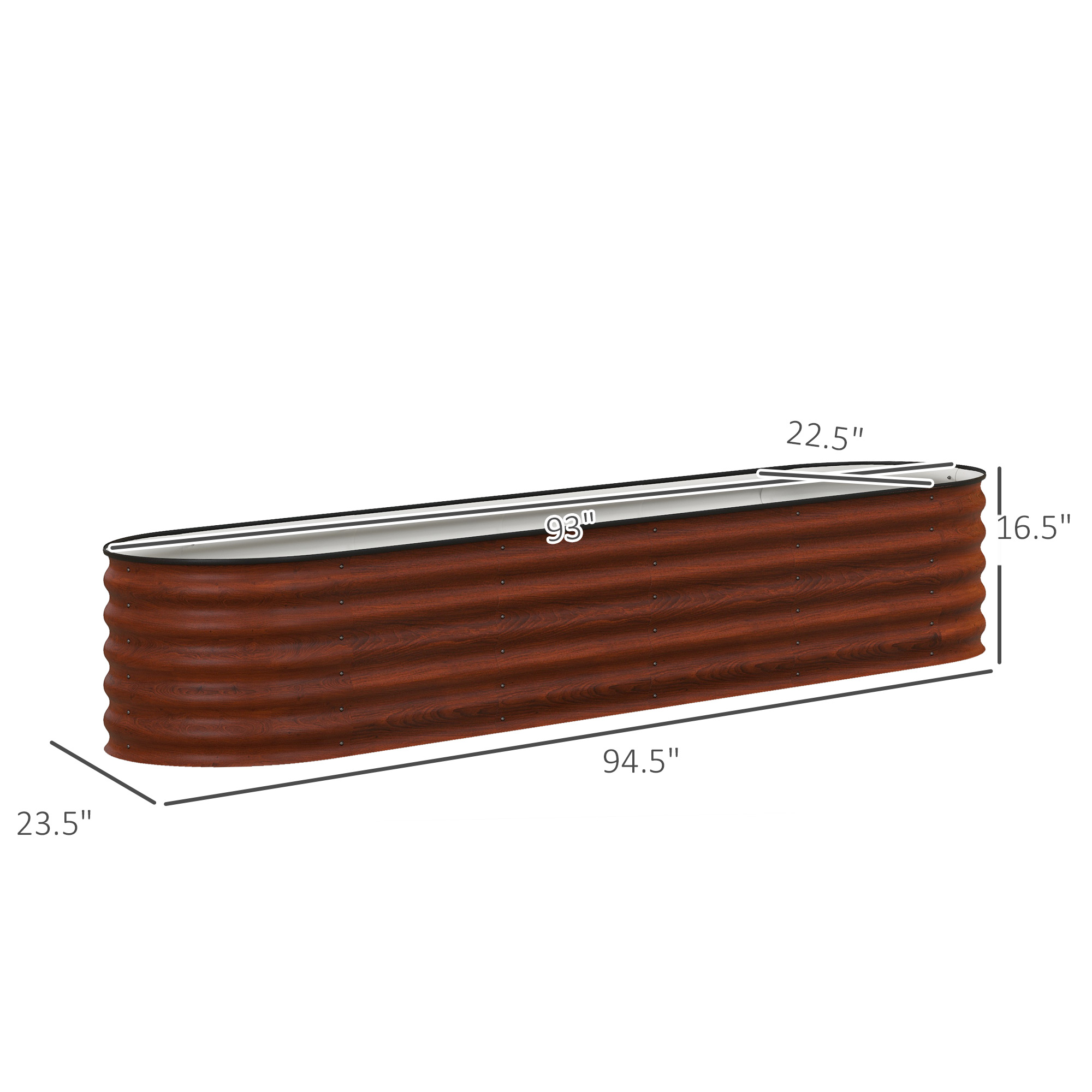 Galvanized Raised Garden Bed P - Planter Raised Metal ulasan dan harga