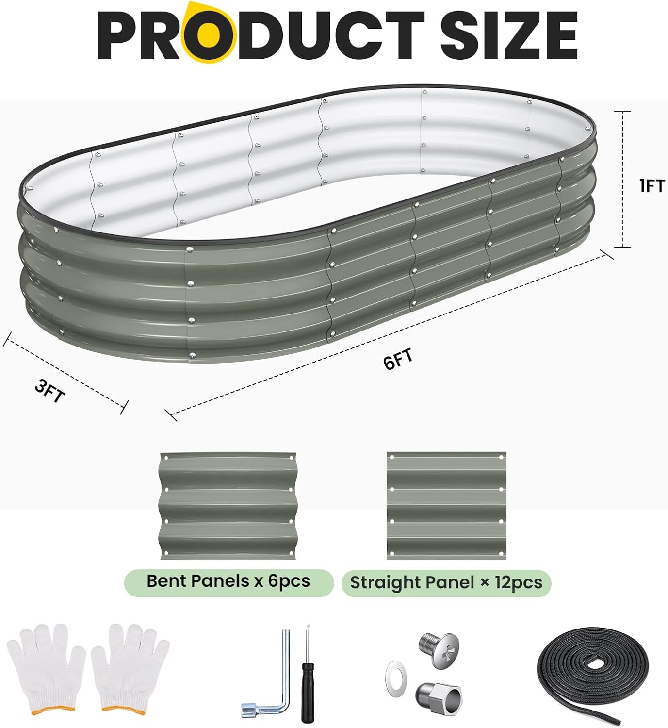 Raised Garden Bed & Planter Bo - Planter Raised Metal ulasan dan harga