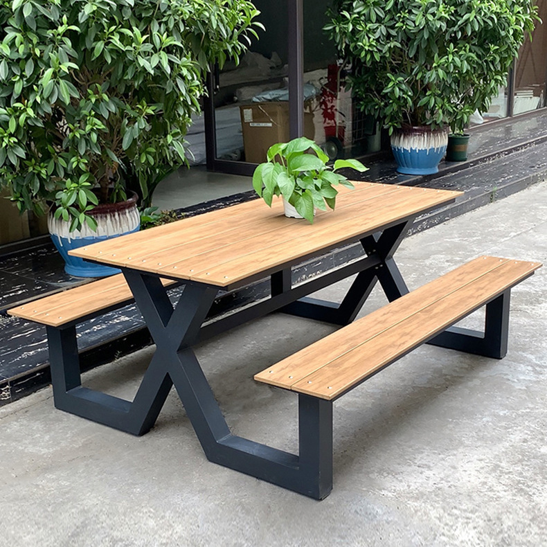 Outdoor Waterproof Solid Wood  - Outdoor Furniture One Piece ulasan dan harga