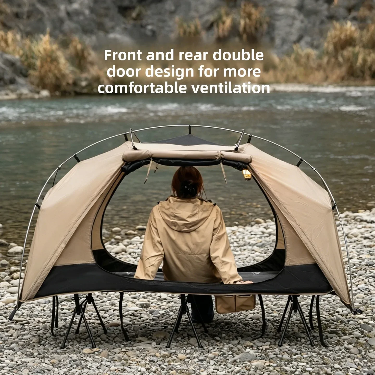 MOUNTAINHIKER Outdoor Camp Bed - Outdoor Furniture Sunbrella ulasan dan harga