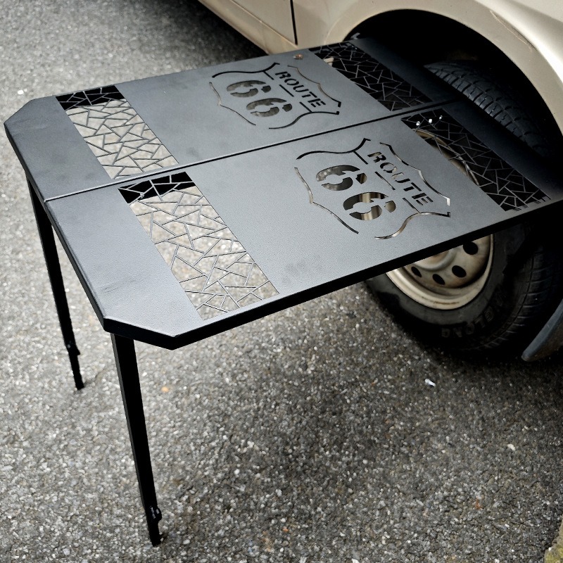 Car tire table outdoor camping - Outdoor Furniture Australia ulasan dan harga