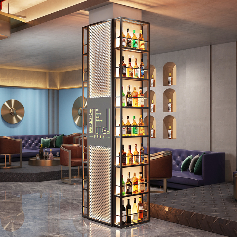 Wine Cabinet Glass Bar Luxury  - Outdoor Furniture Exhibition ulasan dan harga