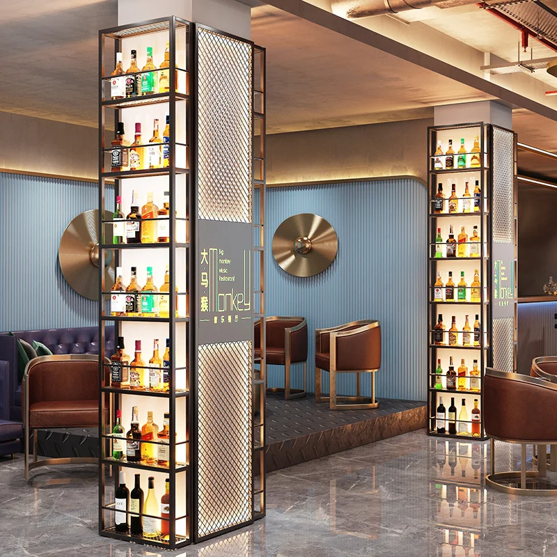 Wine Cabinet Glass Bar Luxury  - Outdoor Furniture Exhibition ulasan dan harga