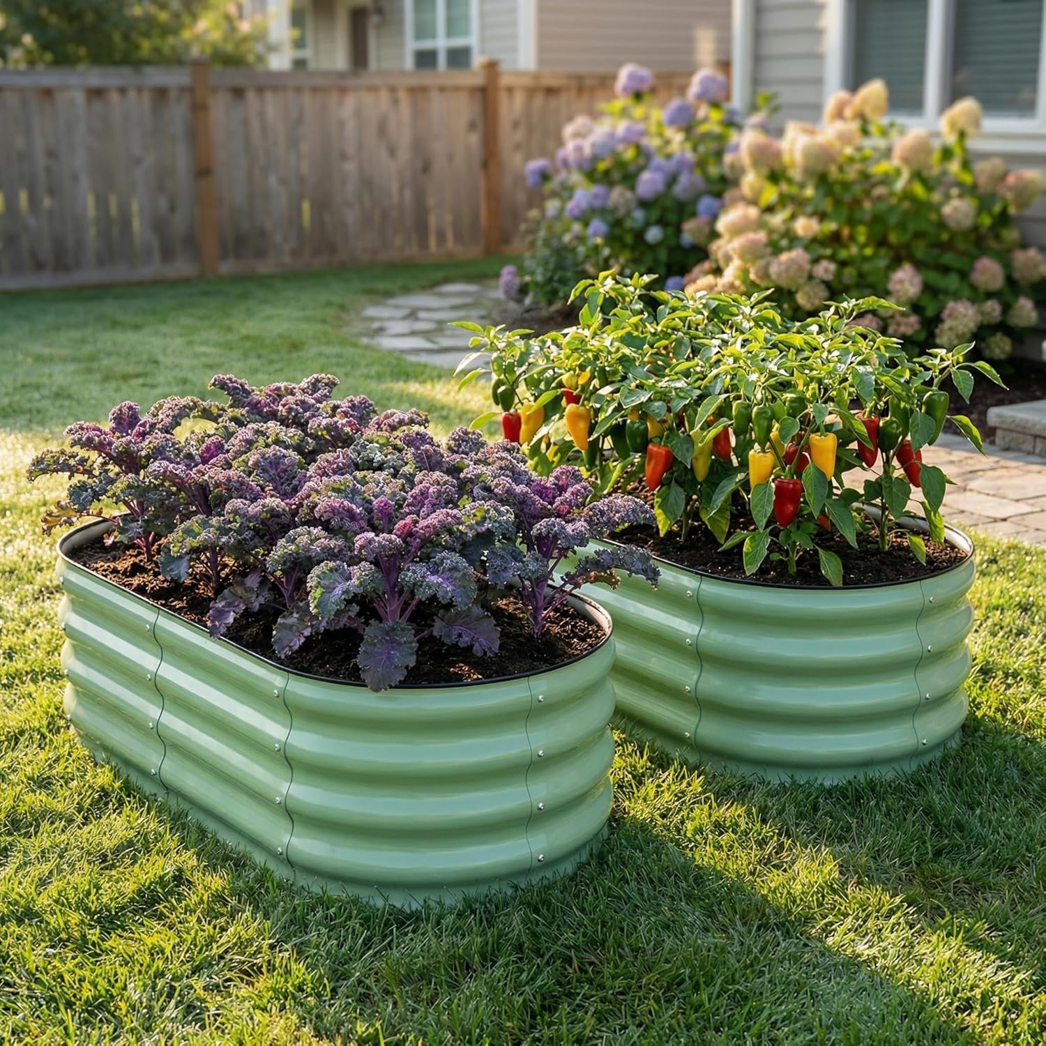 Raised Garden Bed & Planter Bo - Planter Raised Metal ulasan dan harga