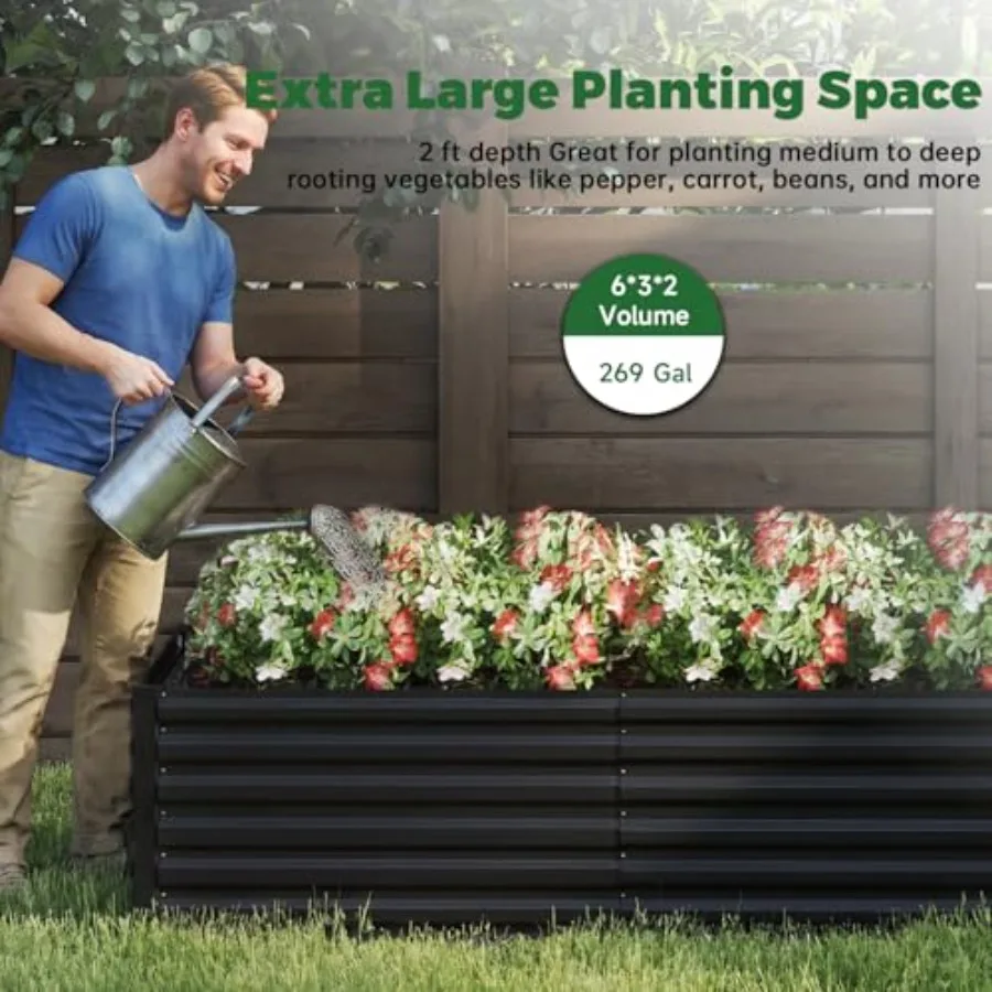 x2ft Outdoor Metal Raised Gard - Planter Raised Metal ulasan dan harga