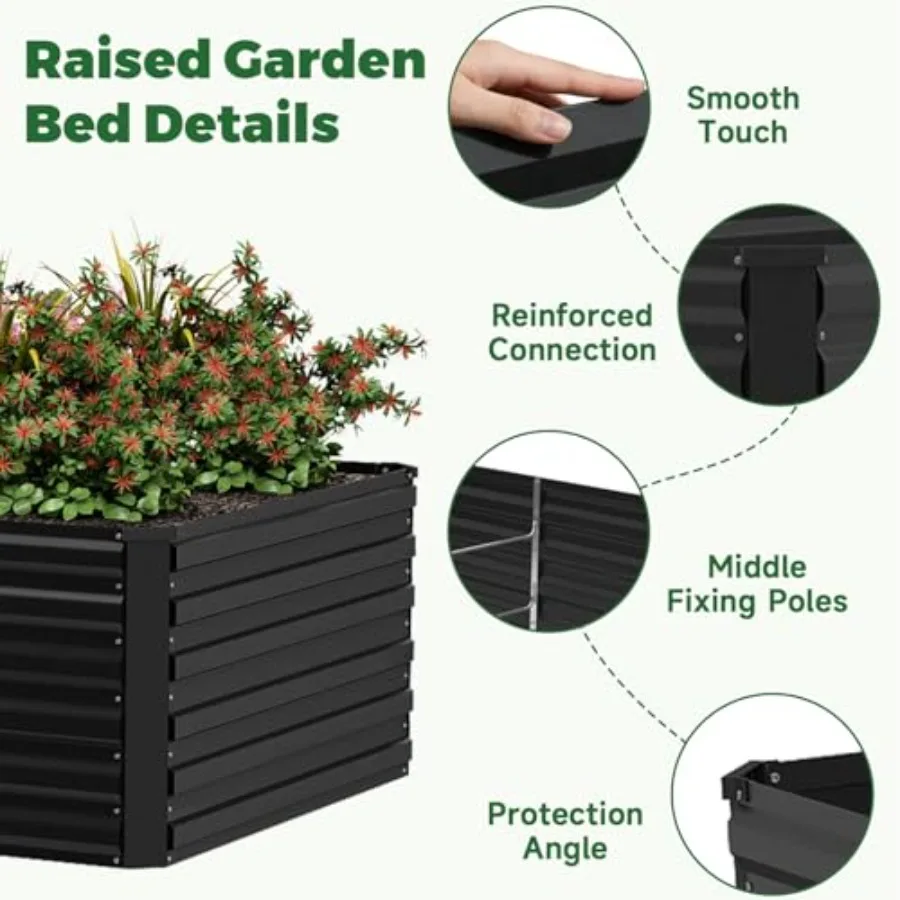 x2ft Outdoor Metal Raised Gard - Planter Raised Metal ulasan dan harga