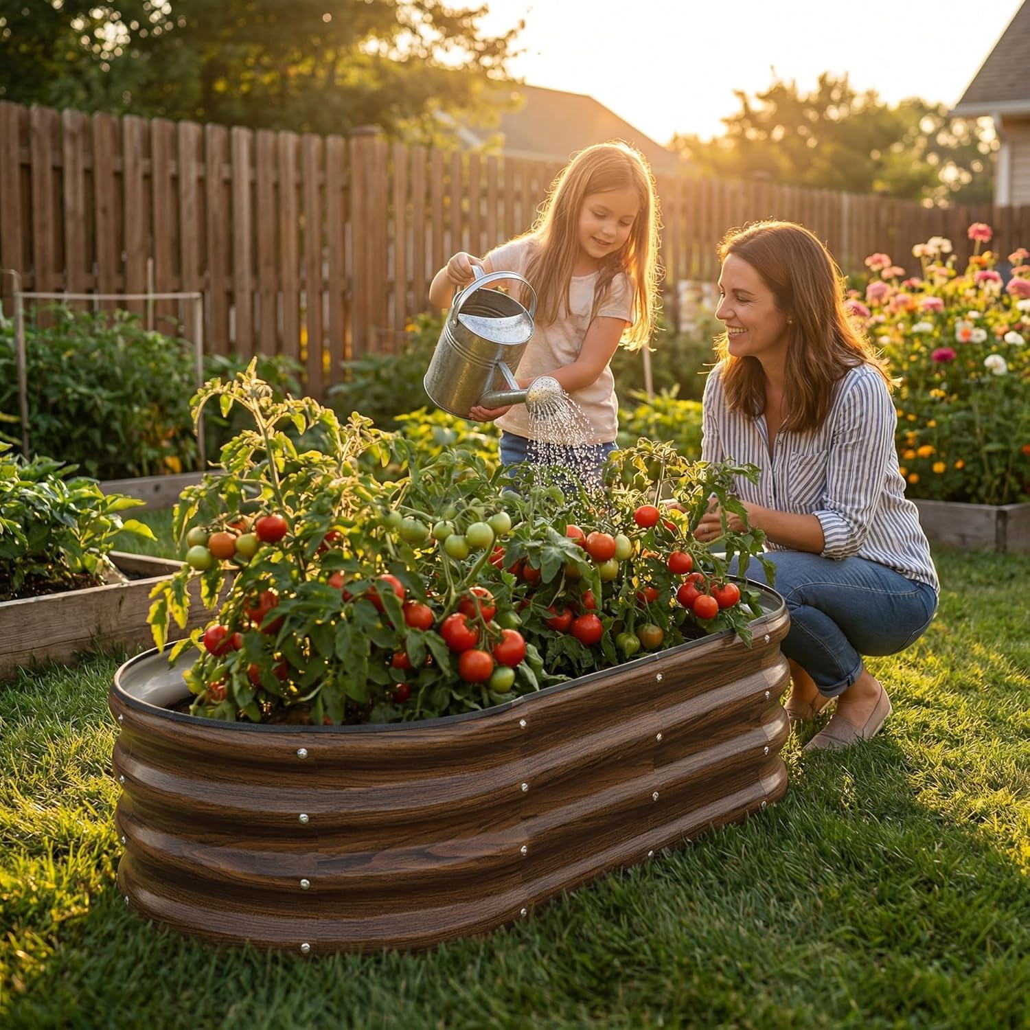 Raised Garden Bed & Planter Bo - Planter Raised Metal ulasan dan harga