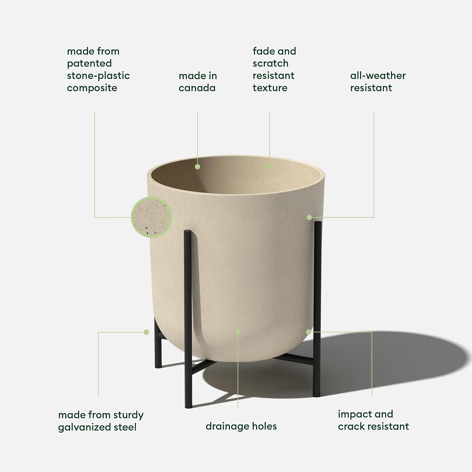Mason Series Raised Lima Plant - Planter Raised Metal ulasan dan harga