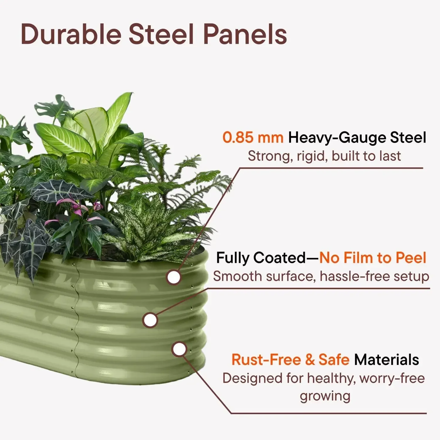 2-Pack Galvanized Raised Garde - Planter Raised Metal ulasan dan harga