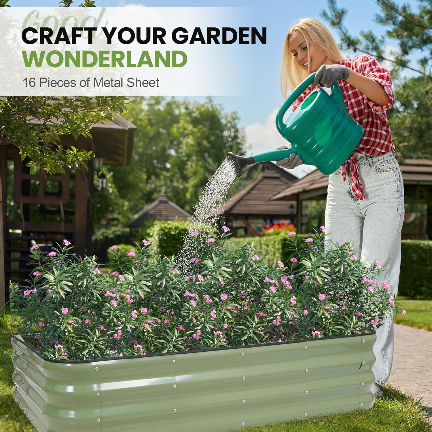 Raised Garden Bed & Planter Bo - Planter Raised Metal ulasan dan harga