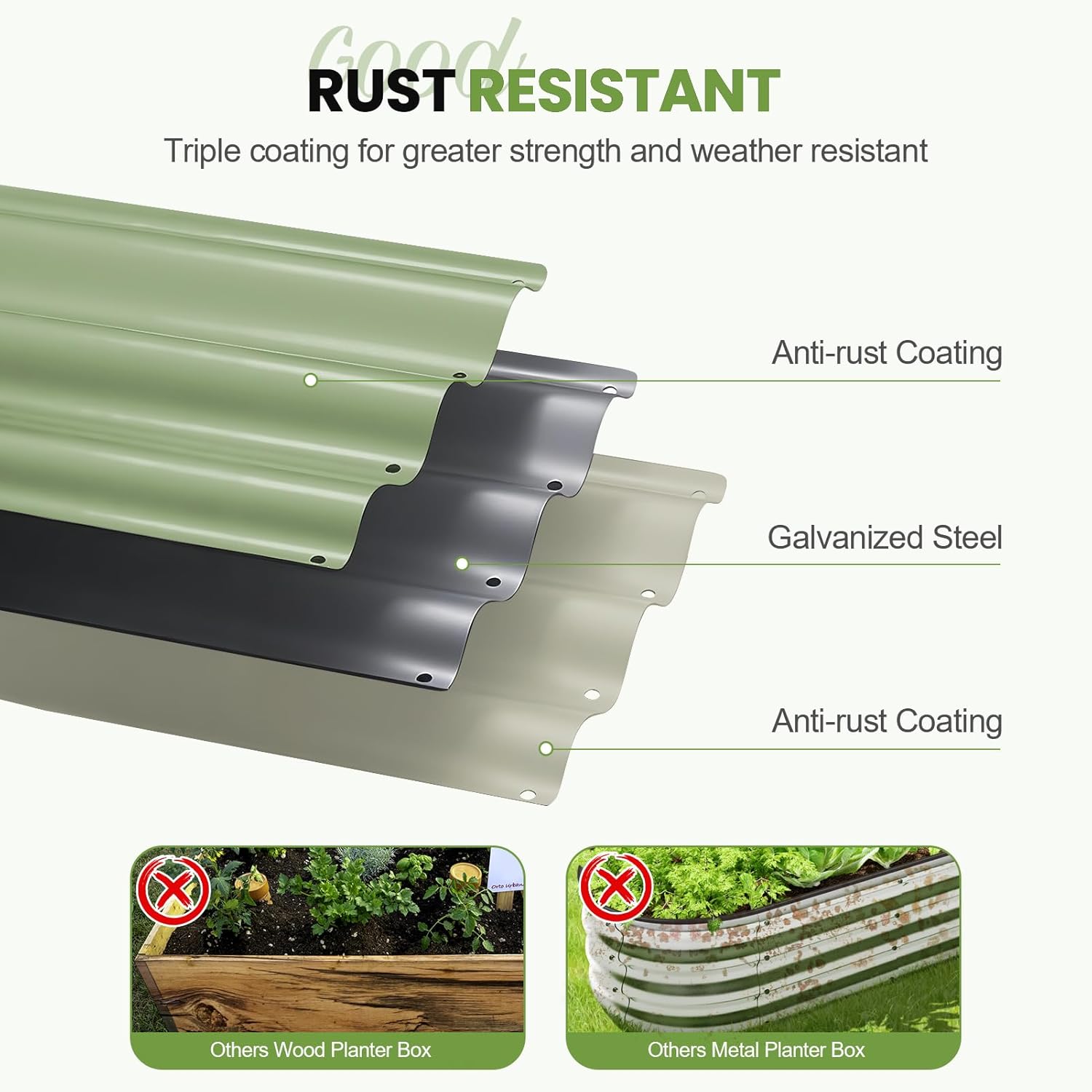 Raised Garden Bed & Planter Bo - Planter Raised Metal ulasan dan harga