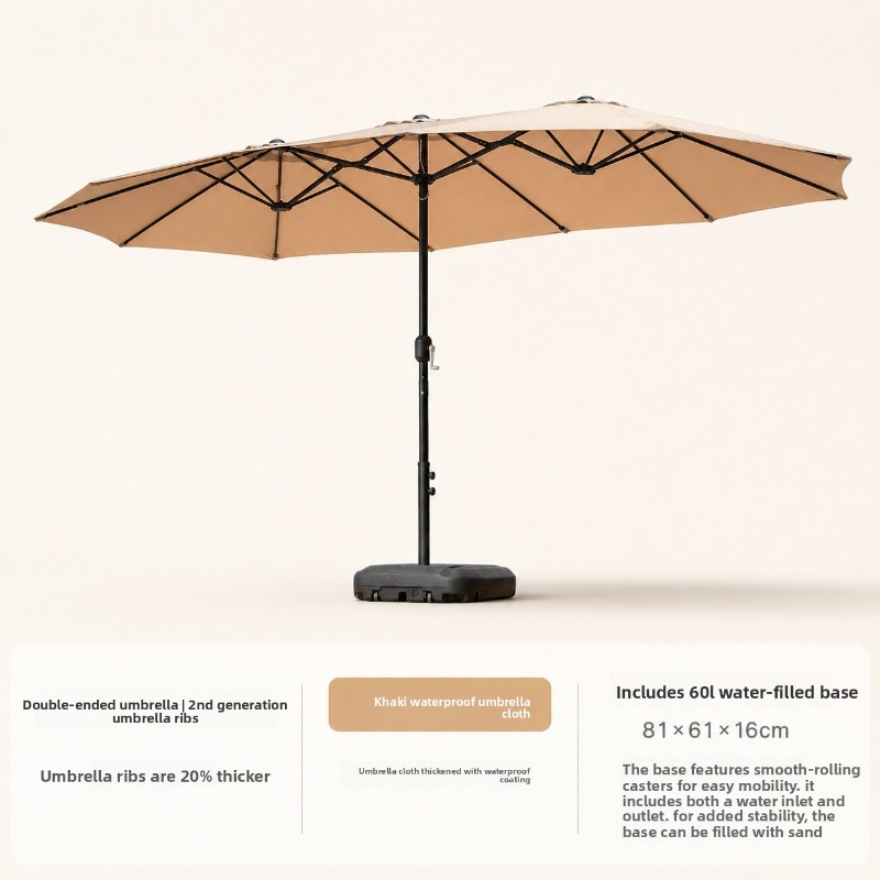 Outdoor Shade Umbrella Large C - Outdoor Furniture Sunbrella ulasan dan harga