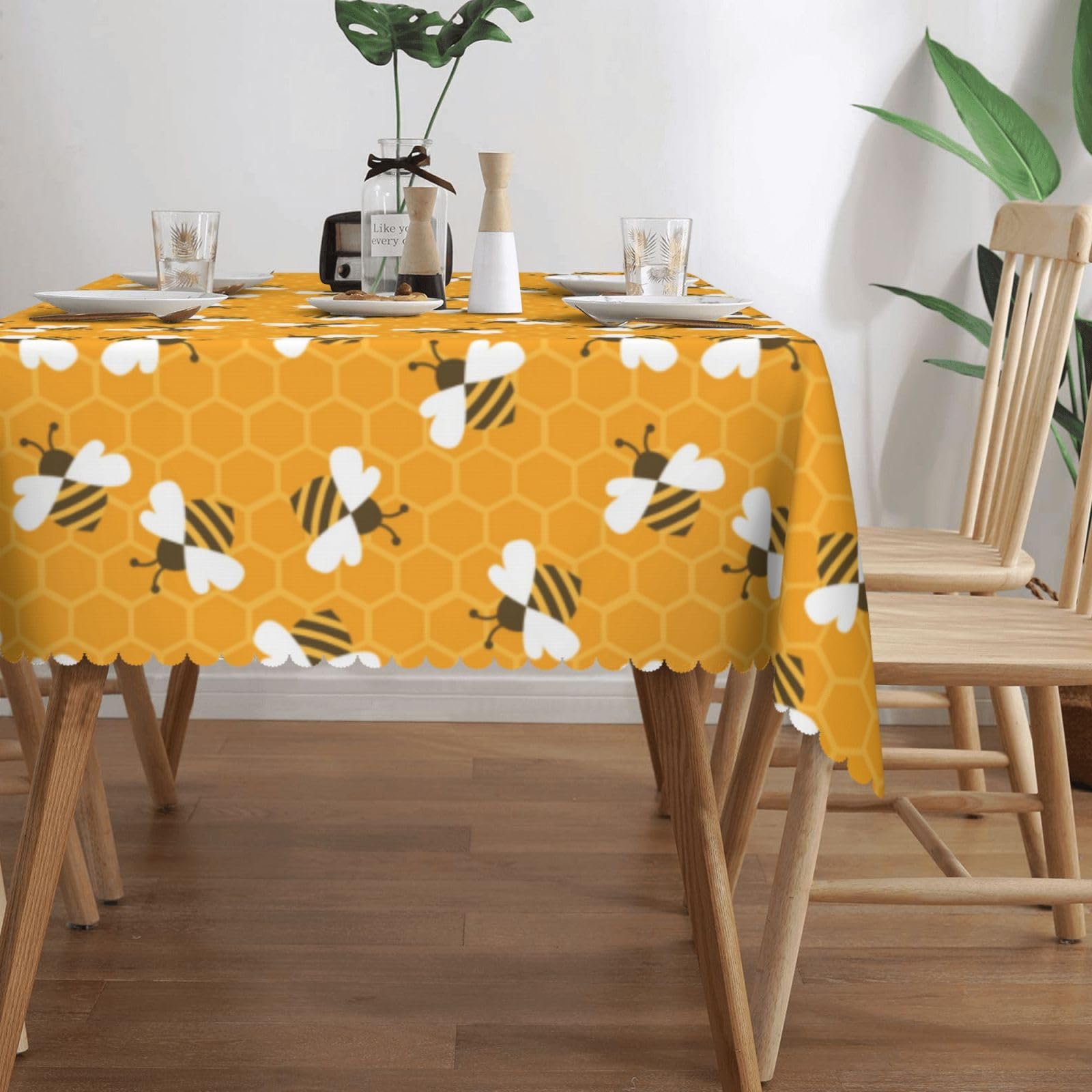 Bumble Bees Tablecloths Yellow - Outdoor Furniture Yellow ulasan dan harga