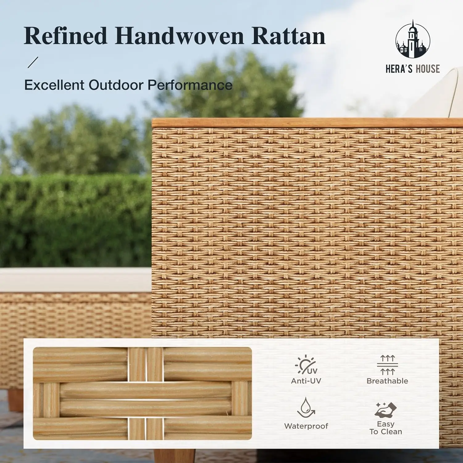 Small Patio Furniture Set, 3 P - Outdoor Furniture Yellow ulasan dan harga