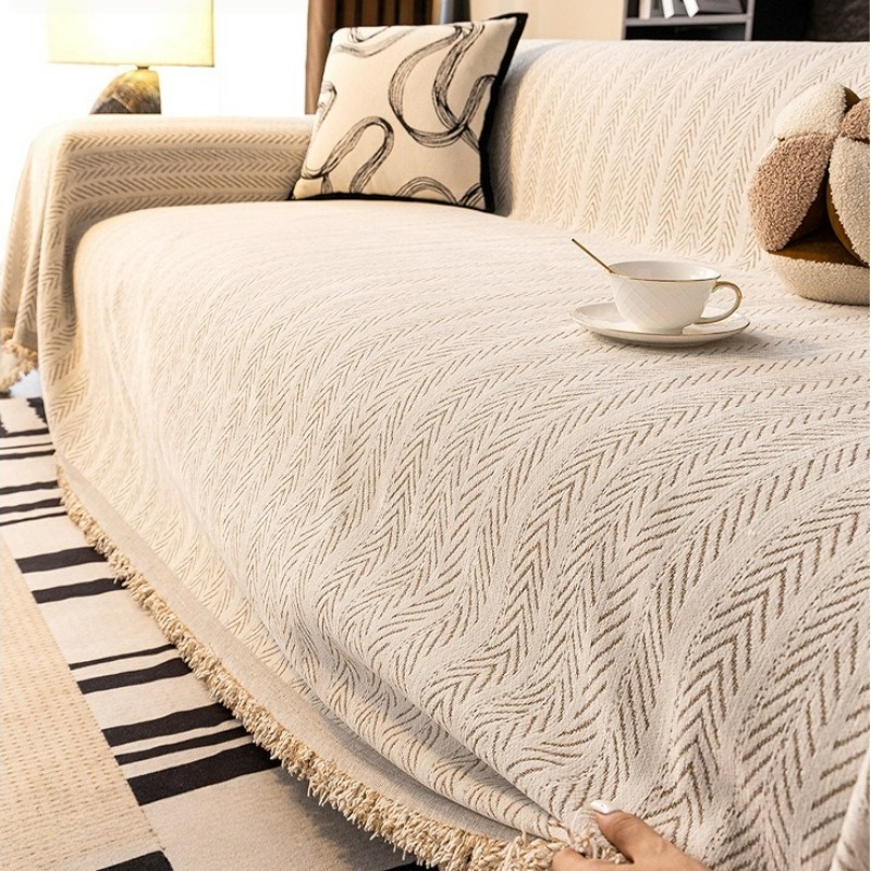 Herringbone Chenille Sofa Cove - Outdoor Furniture One Piece ulasan dan harga
