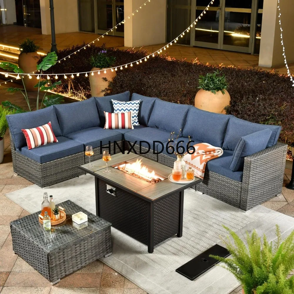 Outdoor 8 Piece Patio Furnitur - Outdoor Furniture Fire Pit Set ulasan dan harga
