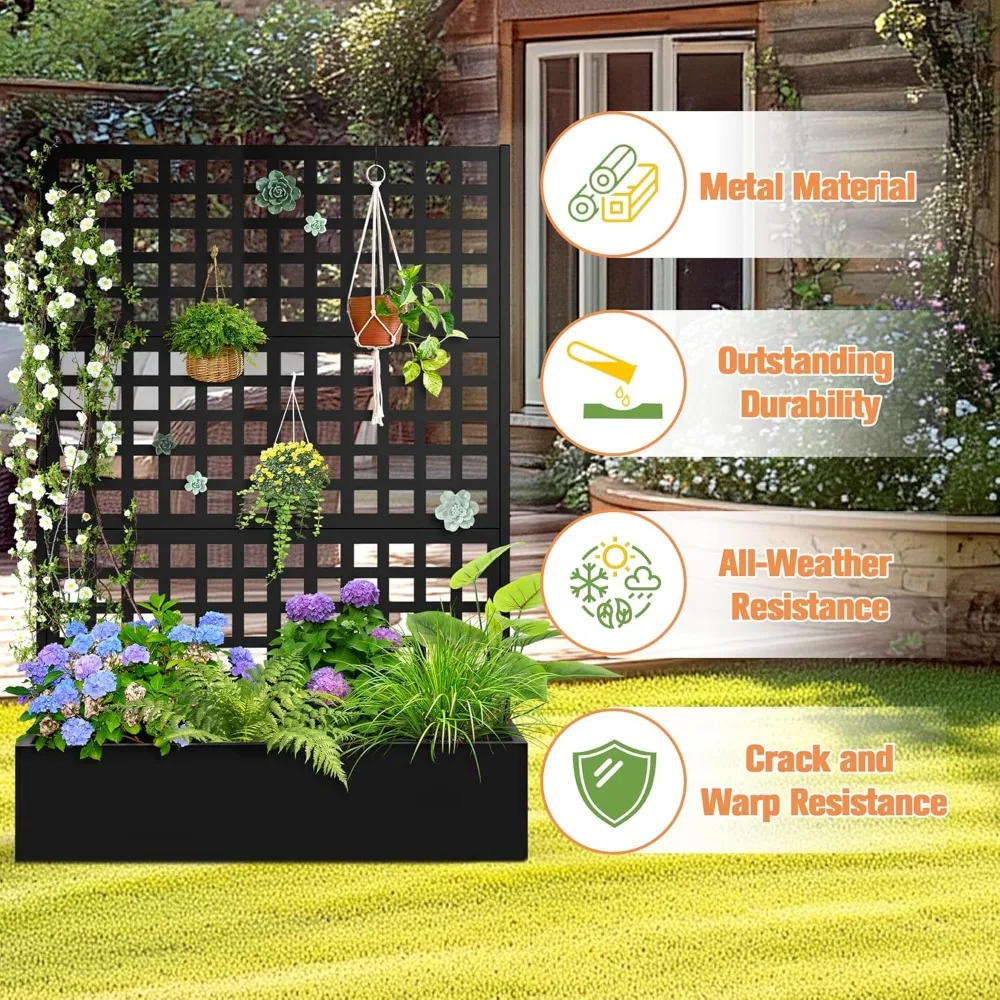 Mobile Nordic Minimalist Metal - Planter Raised Metal ulasan dan harga