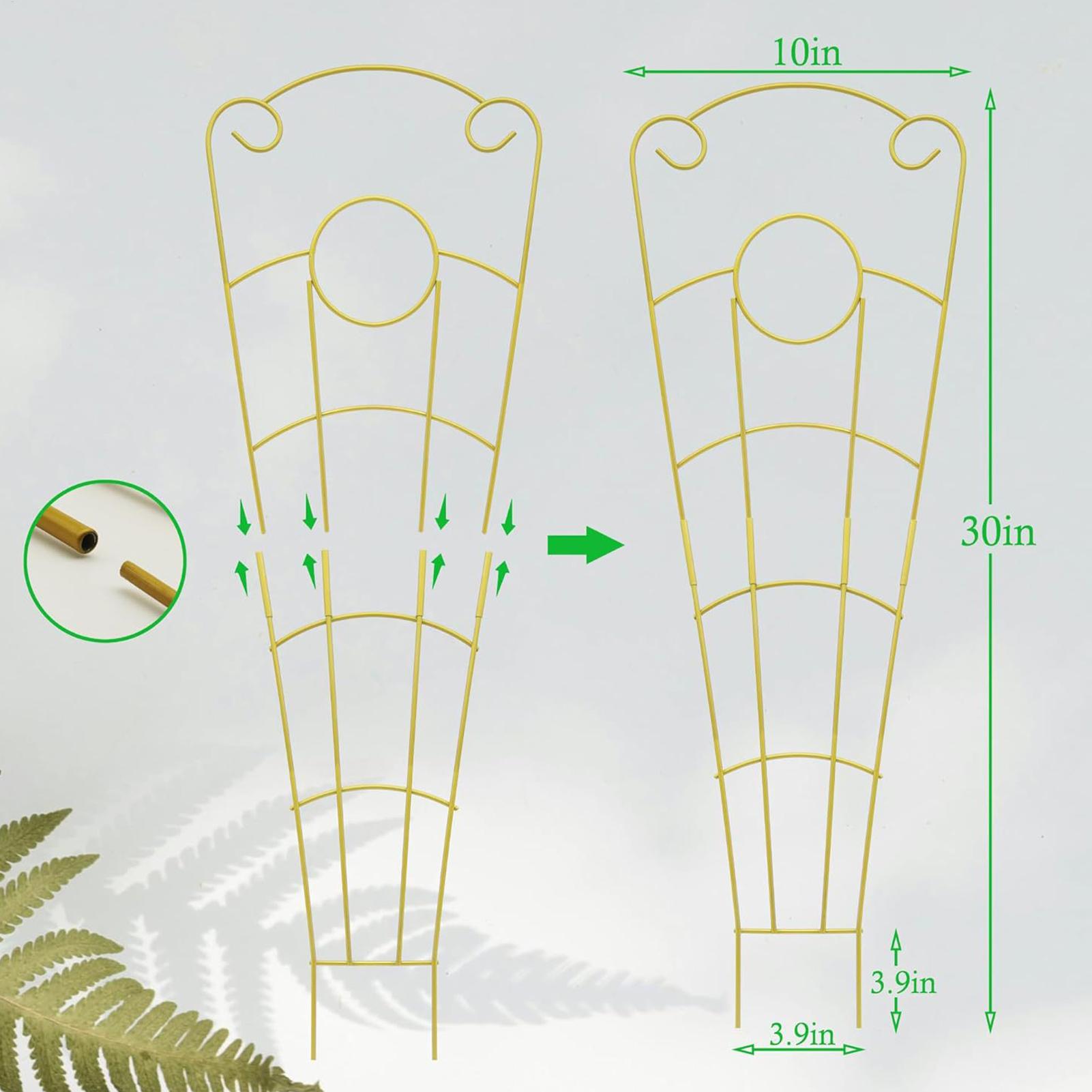 Plant Trellis 73cm Metal Rustp - Planter Raised Metal ulasan dan harga